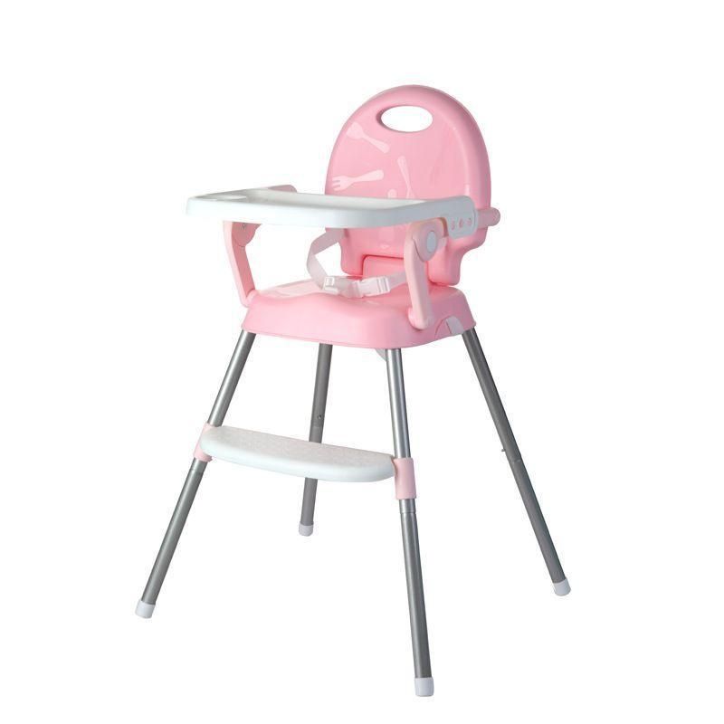 Scaun de masa pentru bebelusi 3 în 1 roz /blue