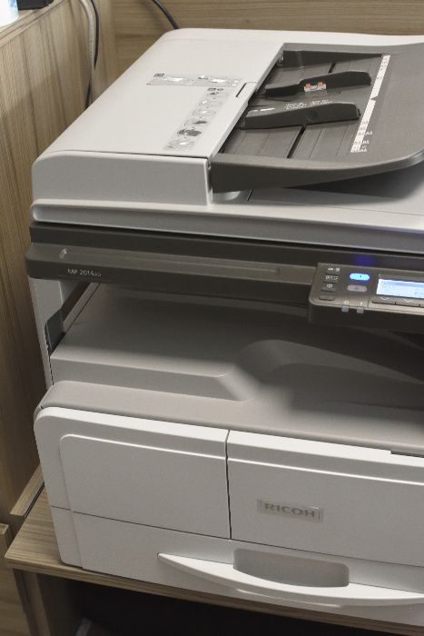 ЧБ копирна машина RICOH MP2014АD, принтер, скенер, дуплекс, 216гр.