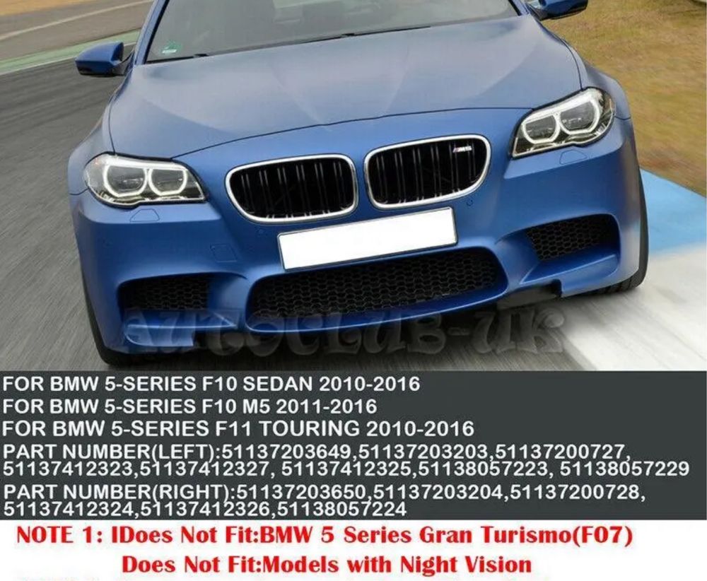 Двойни бъбреци BMW F10 F11 БМВ Ф10 Ф11 Gloss Black