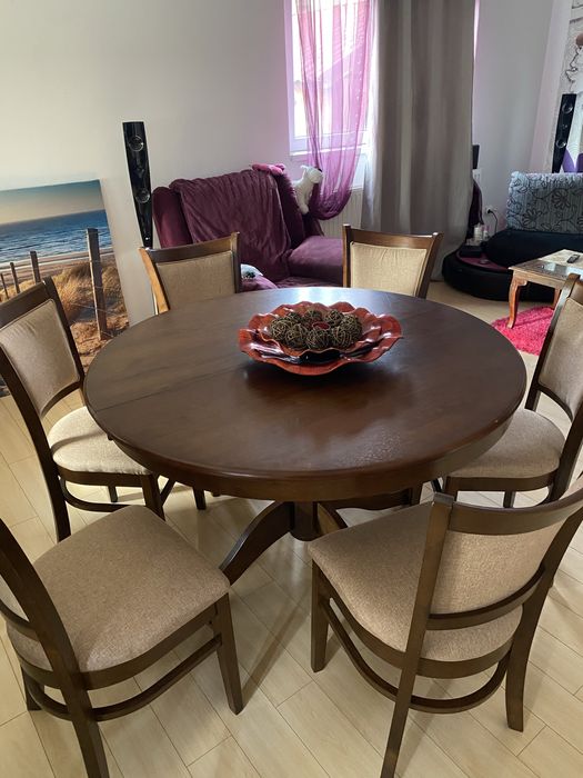 Masa extensibila cu scaune