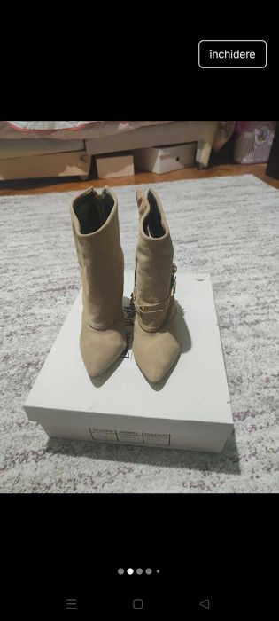 Cizme piele întoarsă noi