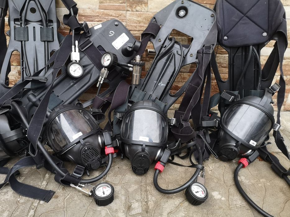 Автономен дихателен апарат 3М Scott sigma2 Брой4 комплект маски 4броя