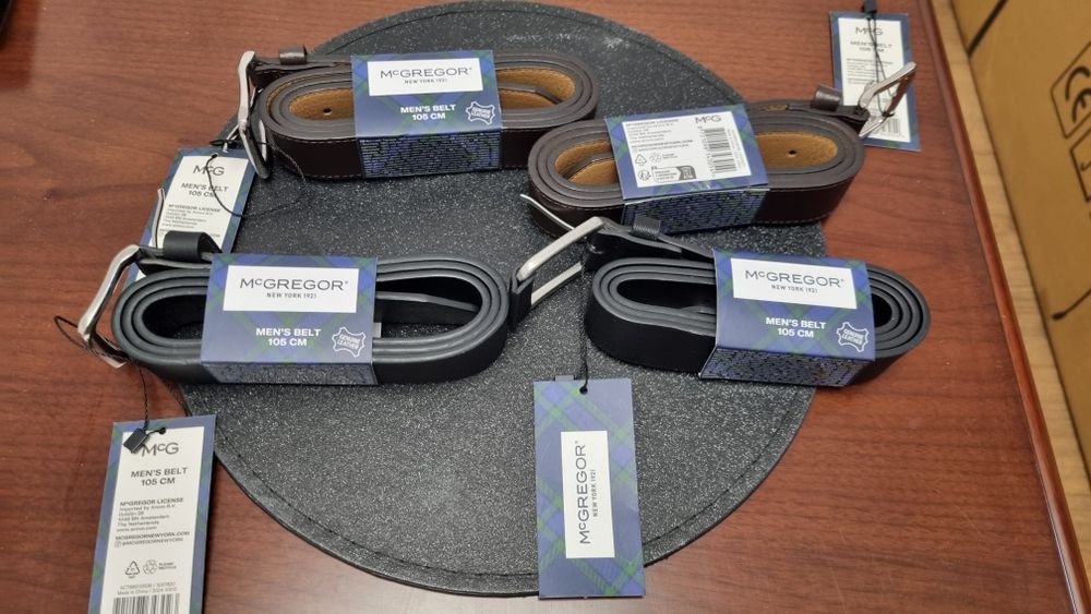 Curele piele maro si negre. Dimensiune 105cm