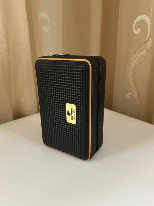 Преносима кутия за пури COHIBA хумидор с хигрометър и овлажнител