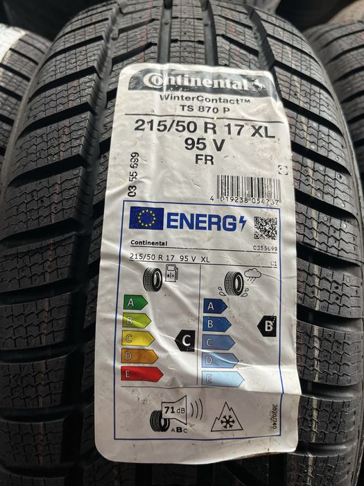 Чисто нови зимни гуми 215.50.17 Континентал