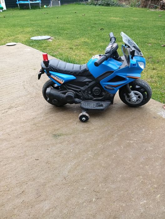 Motocicleta electrica copii de poliție