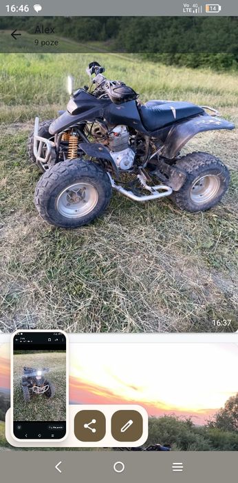 Vând ATV barossa