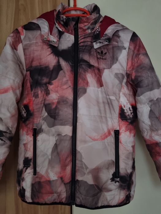 Оригинално детско яке за момиче ADIDAS 10-11 години