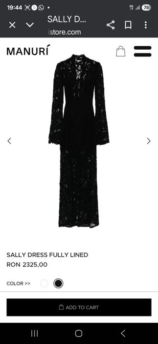 Rochie Manuri din dantela