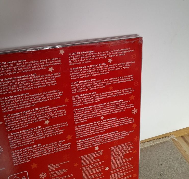 brad metalic led 2d leduri 250 craciun exterior interior outdoar