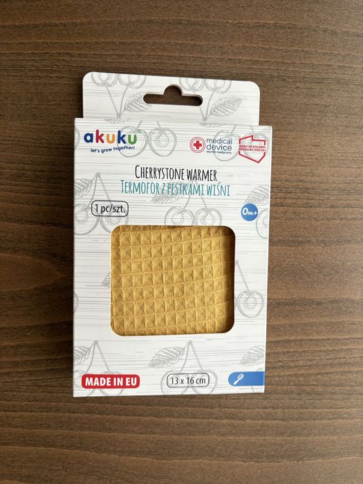 Възглавница с черешови костилки за колики