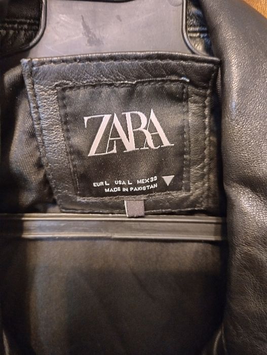 Дамско кожено яке "Zara" - ест. кожа