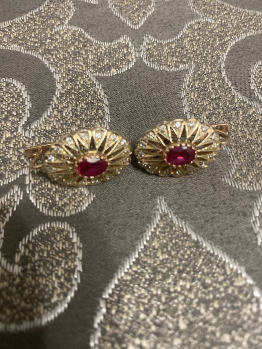 Серьги женские золотые