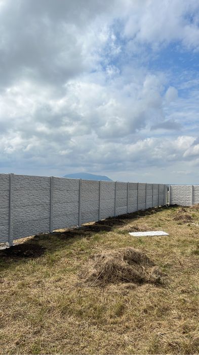 Placi stalpi gard prefabricat beton armat