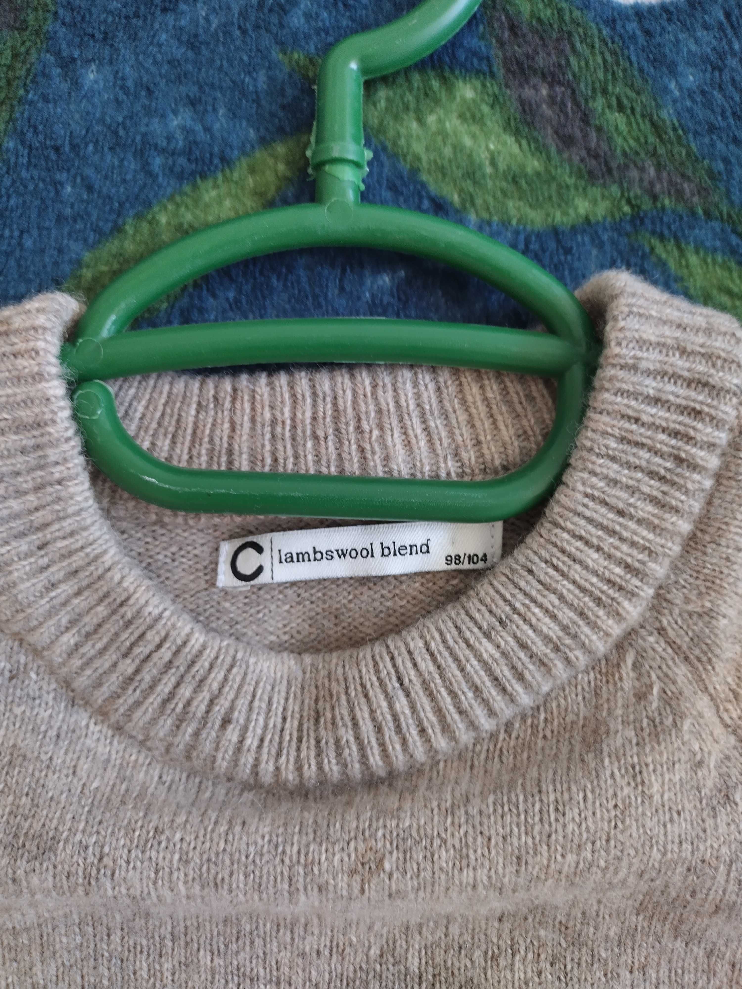 Детски пуловер Lambswool blend, 94/104