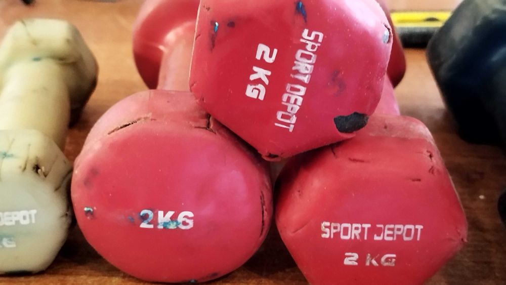 Гирички по 1кг, 2кг, 3кг - фитнес дъмбели