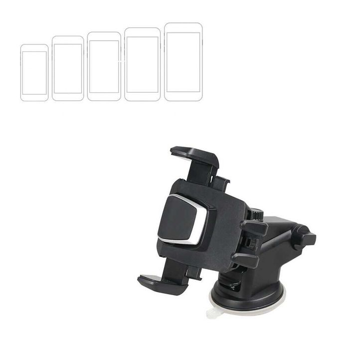 Стойка  за телефон за кола защипване с функция едно докосване