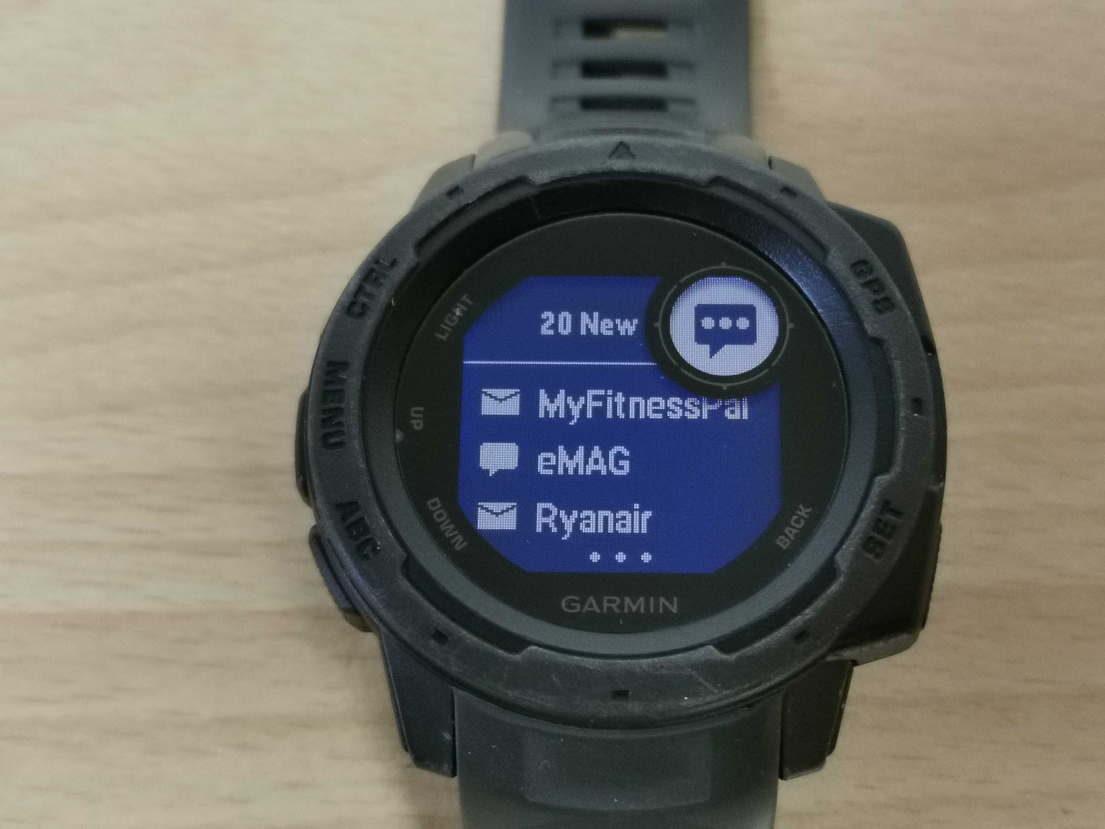 Garmin Instinct Graphite smartwatch