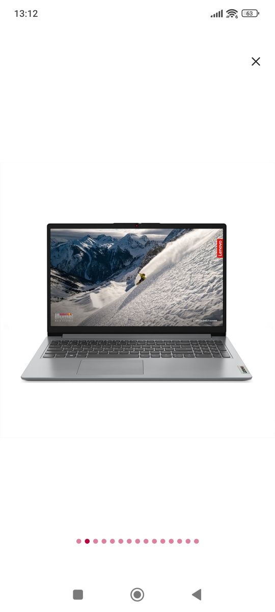 Laptop LENOVO IdeaPad 1 15IGL7, Intel Celeron