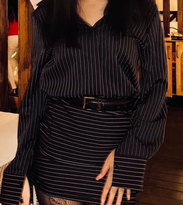 Платье-рубашка синего цвета 42 размер