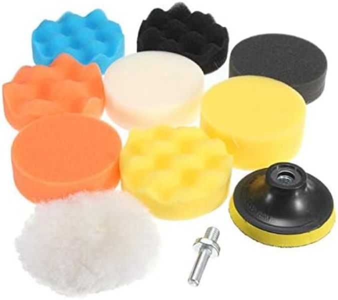 Комплект гъби за Полиране на автомобил - 11 части.