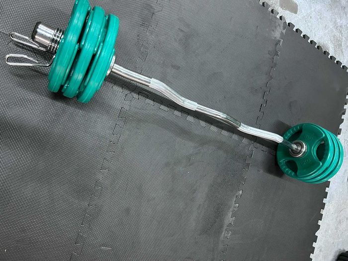 Set bara cu discuri cu prindere 40 kg