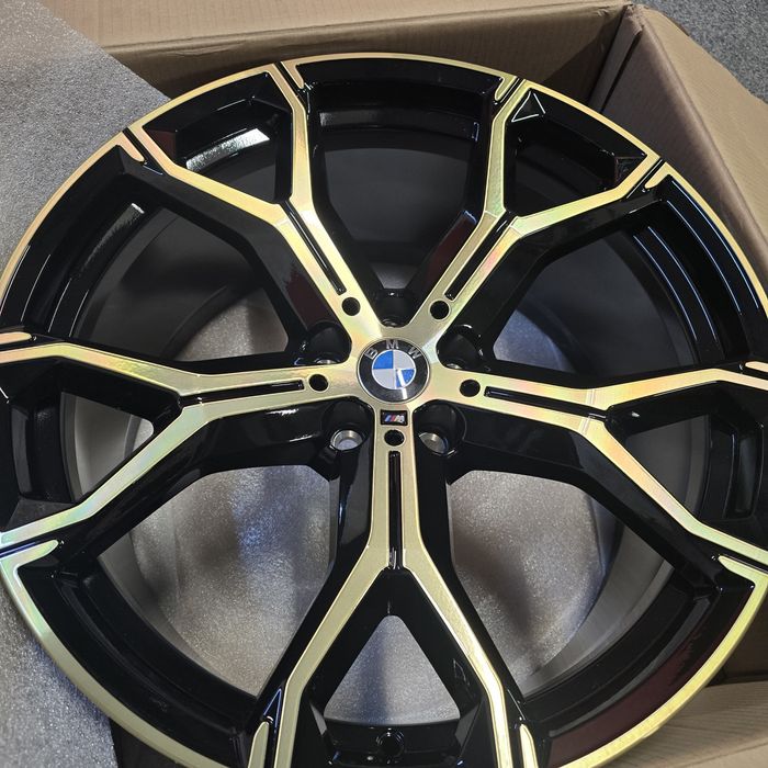 Оригинални НОВИ джанти за БМВ 21 цола Х5 Х6 Х7 сп.пакет Night Gold