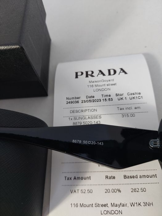 Prada ochelari de soare moda bon vinted