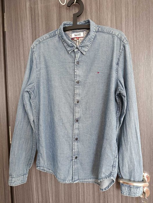 TOMMY HILFIGER DENIM Мъжка риза slim fit  размер М с етикет