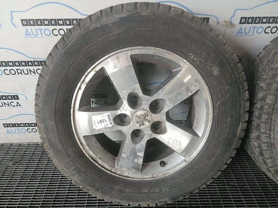 Jante aliaj Peugeot 4007 2007 - 2012 (1281) R16 Cu anvelope. 215/65 R16 et38. 5*114.3