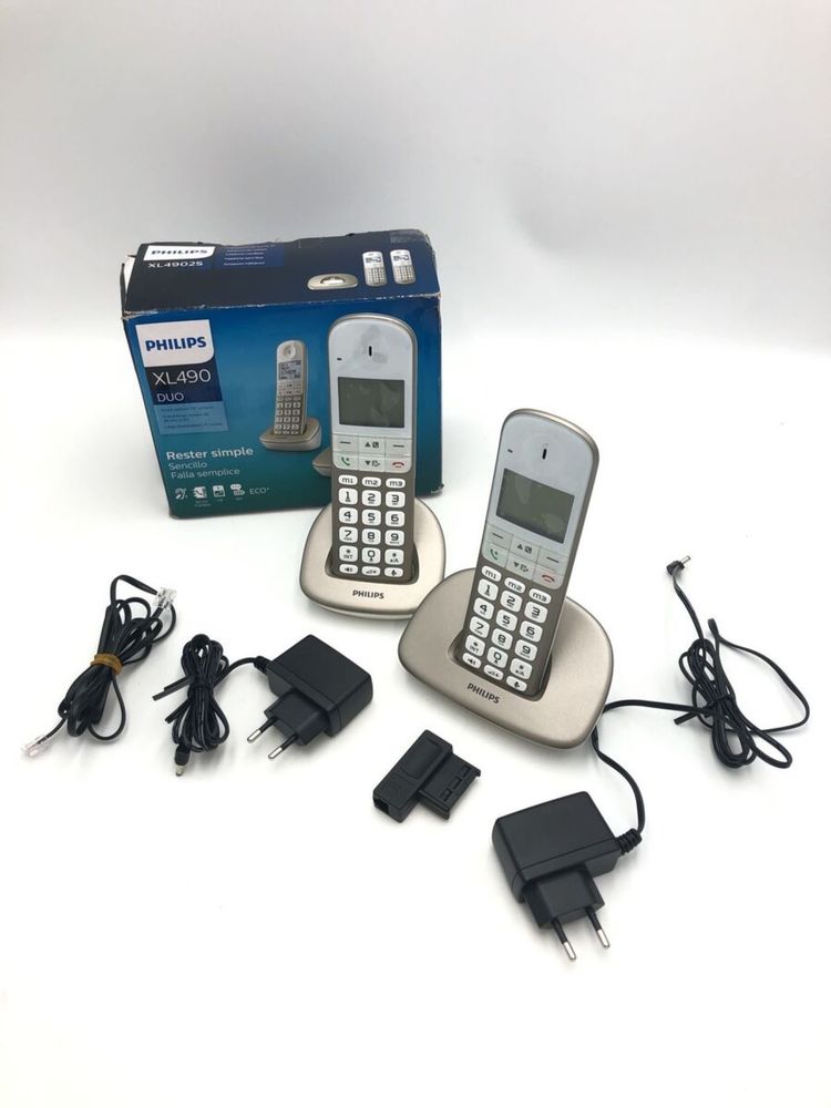 радиотелефон Philips duo две трубки