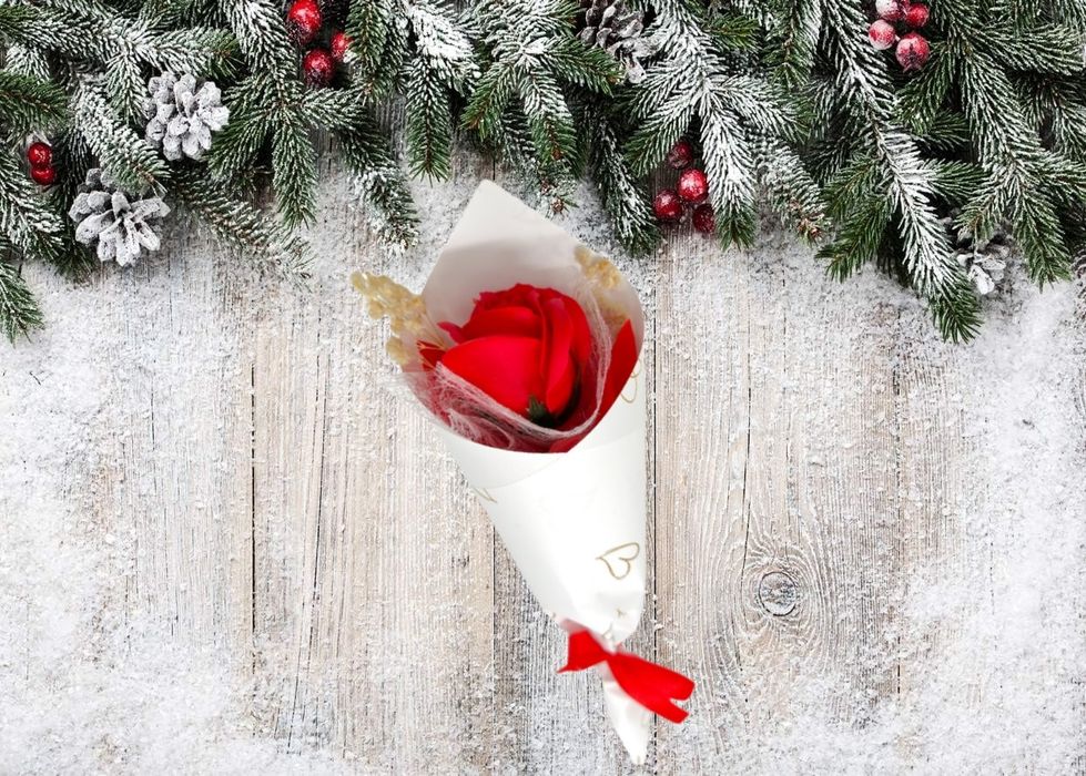 Buchețel trandafir de săpun