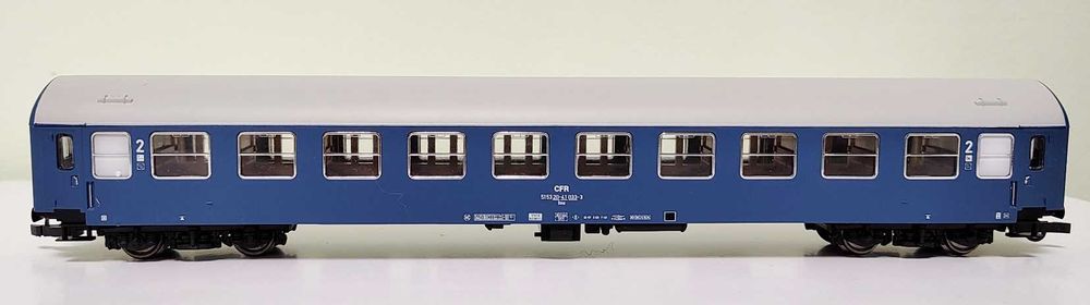 macheta vagon compartimentat CFR din setul Sachsenmodelle 14009 H0