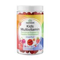 Swanson Kids Mixed Fruit Multivitamin Gummies - Daily Wellness Support