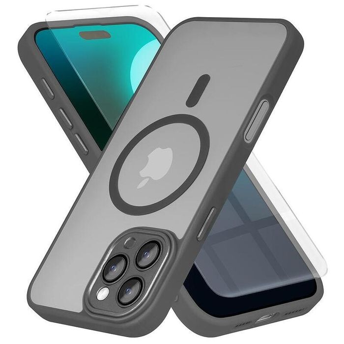 Матов MAGSAFE Кейс за Apple iPhone  17 Pro / 16 /16 Pro / 15 Pro / Plu