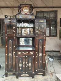 Старинный антикварный мебель буфет бар бронза
