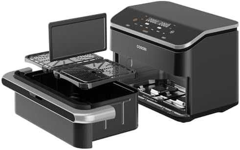 Фритюрник с Горещ Въздух Cosori Dual Blaze TwinFry CAF-TF101S,10л.НОВО