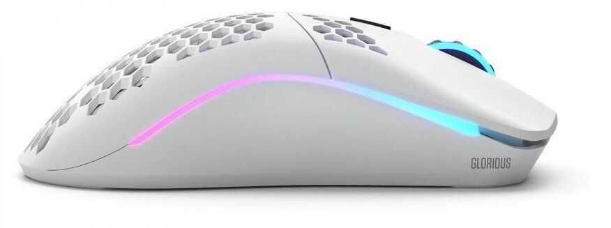 Оптична Безжична Гейминг Мишка Glorious Model O Wireless, Бяла, 69 гр.