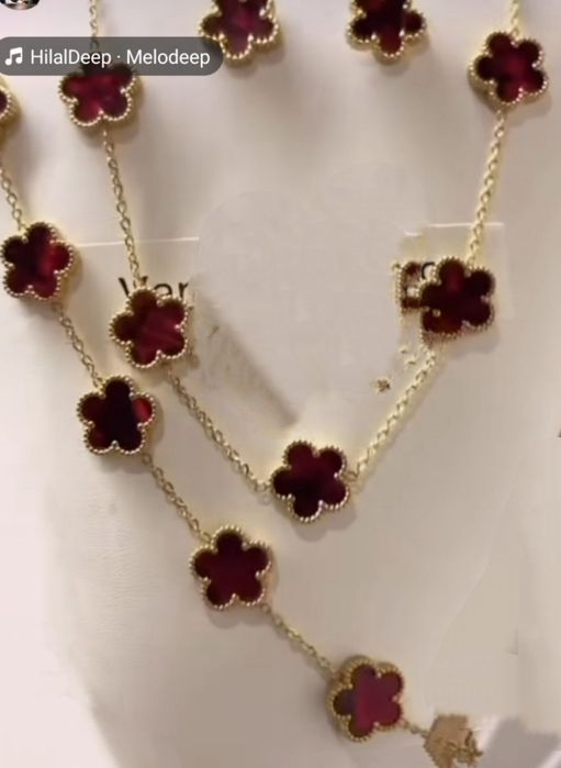 Set Van Cleef titan placat cu aur nu se innegresc