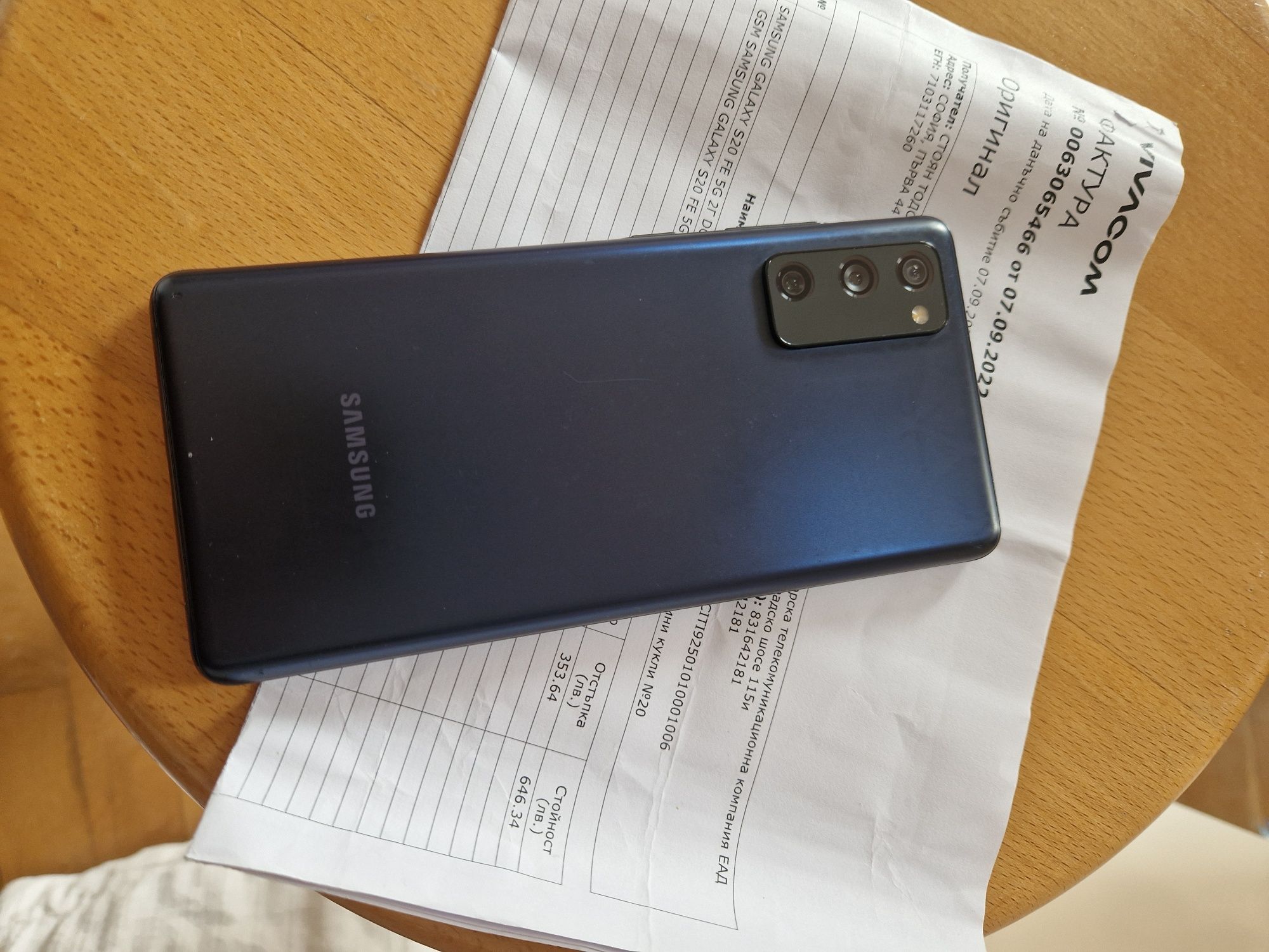 Samsung Galaxy S20 fe, тъмно син, 2022г.