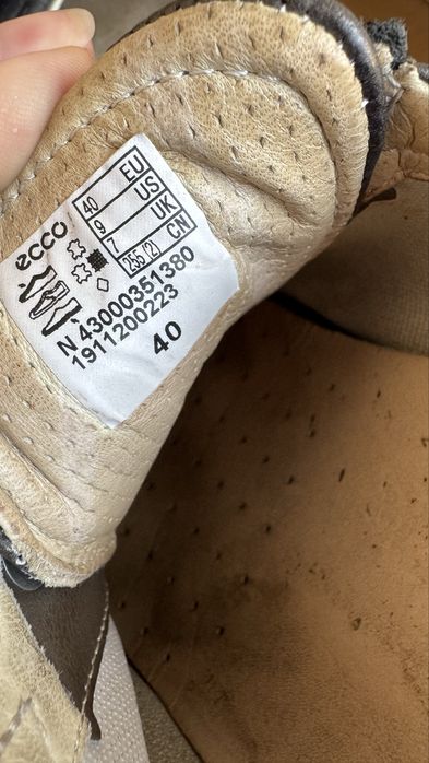 Кеды кожаные ECCO