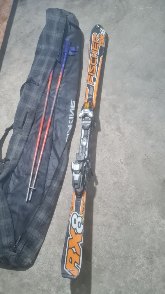 Skiuri Fischer+husă
