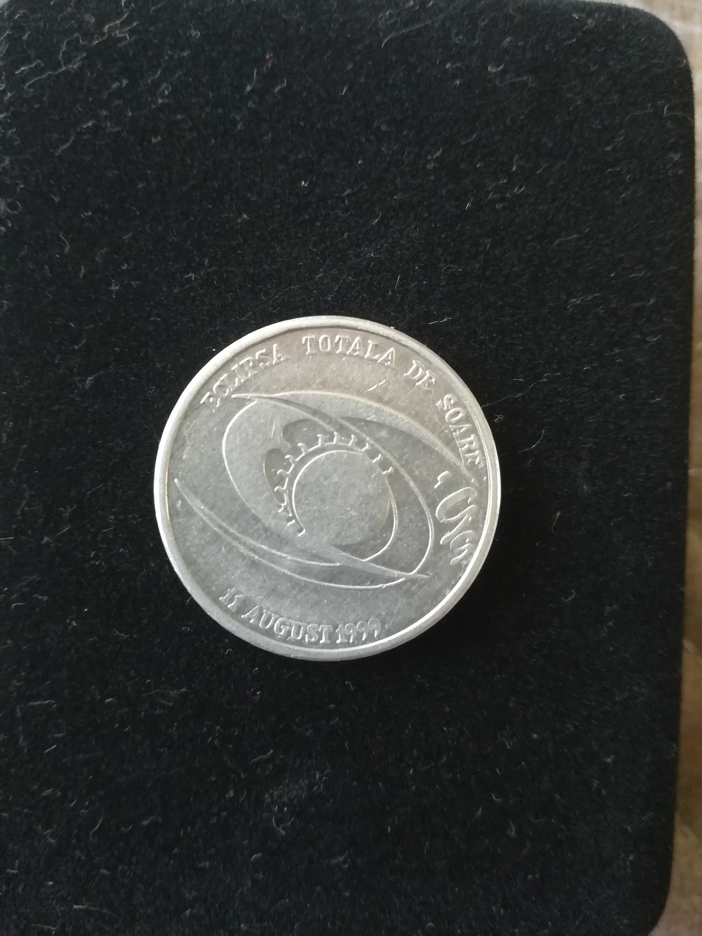 Moneda 500 lei 1999 Eclipsa totala de soare