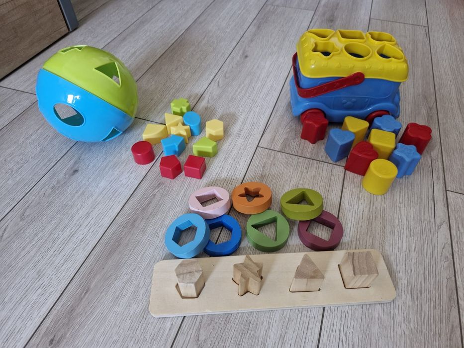 Jucării indemanare motricitate, colorate, forme geometrice