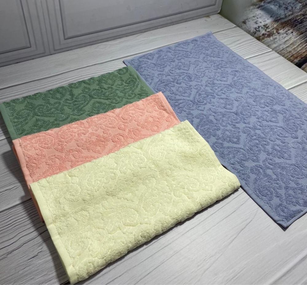 Ручное жакардовое полотенца махровые