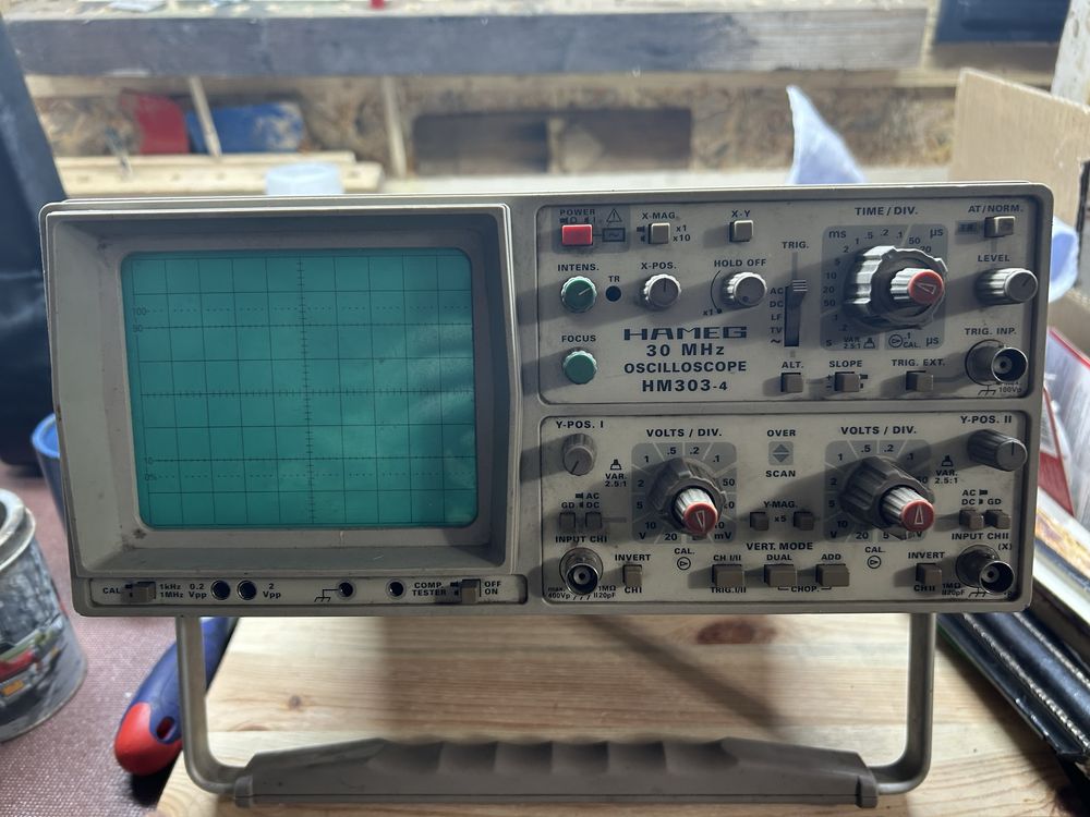 Osciloscop 2 canale Hameg 30MHz HM 303-4 functional