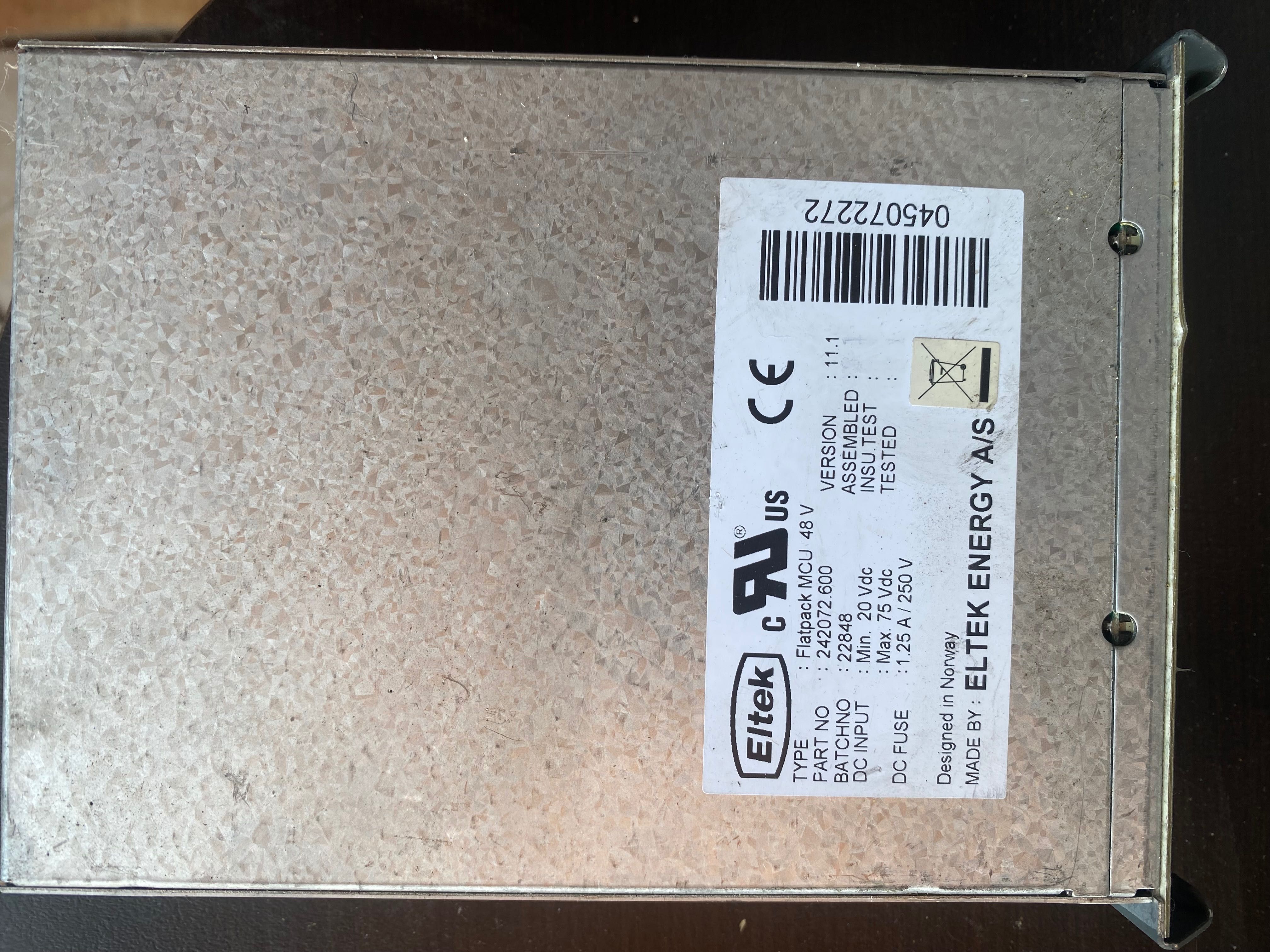 Eltek Flatpack MCU (Master Control Unit)