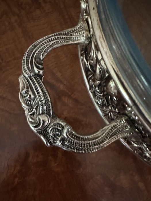 Блюдо для горячего-серебрение