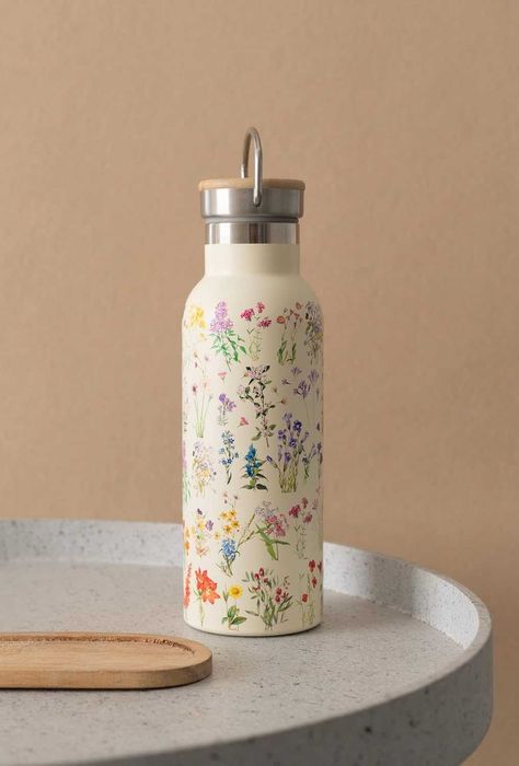 Sticlă termică reutilizabilă din inox, 500 ml, colecția Wild Flowers
