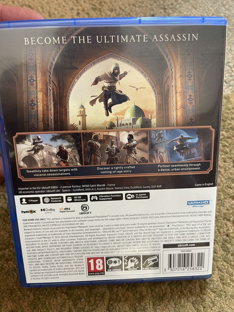 Продавам Assassins creed Mirage
